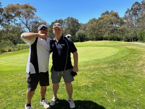 Chris and Rob Priems - no love lost in the battle for the Priems Cup bragging rights