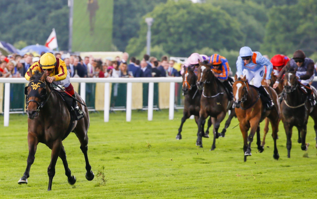 A good horse winning by 7 lengths