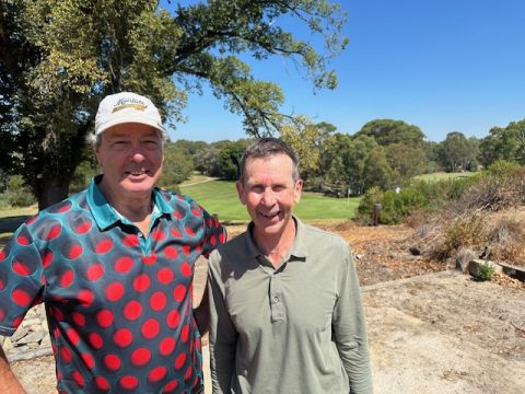 This week's winner Andrew V with runner-up Gordo